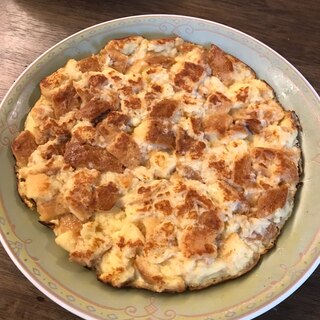 パン耳de焼きパンプディング